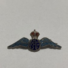 WWII Silver And Enamel RAF