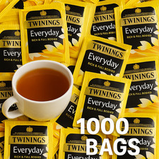 Twinings Everyday Black Tea Bags Rich Full Bodied – Enveloped Fresh Foil Wrap