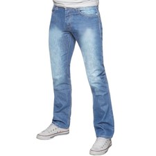Kruze Mens Jeans Straight Leg