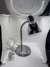 Retro Chrome Goose Neck Desk