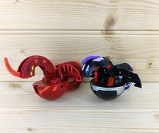 2008 Bakugan Dragonoid Lightup Red & Black Toy Globe Dragon 2008 (No Light)