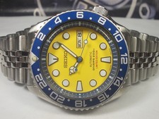 SEIKO SCUBA DIVERS SKX007 AUTO MENS WATCH 7S26-0020 'YELLOW SUMO LTD’ SN 851441