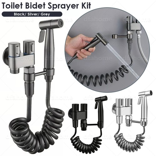 Toilet bidet sprayer - set, with