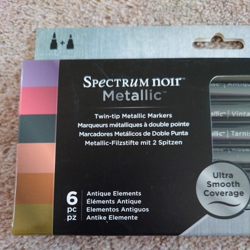Spectrum noir metallic pens - noir,