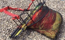 6z 2x 25YRD LONGNET BASKET SYSTEM COMPLETE READY TO USE FERRETING RABBITING HUNT