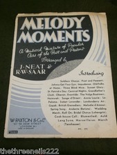 ORIGINAL SHEET MUSIC - MELODY