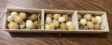 3 Mini Wooden Crates with faux