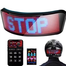 Led Helmet Display Motorcycle