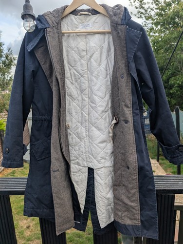 Toast navy cotton hooded - toast,