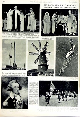 Antique old print 1951 - antique,
