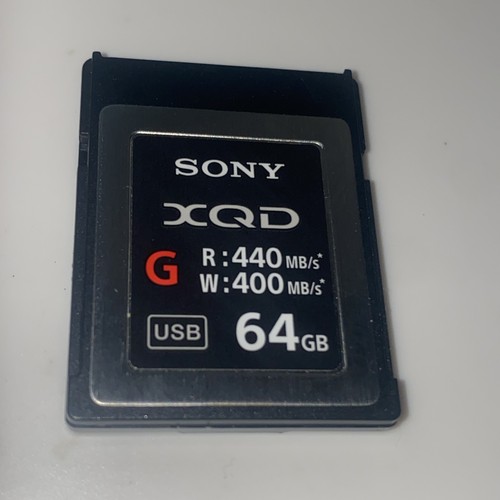 64gb sony xqd series - g, 440mb/s
