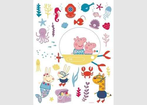 Wall stickers set - wall, giant