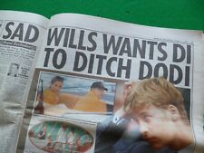 Diana Dead...? Very Rare 31/08/97 Diana Still Alive Original Newspaper Issue.