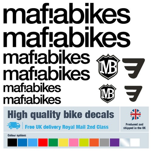 Mafia bike decals - , labels