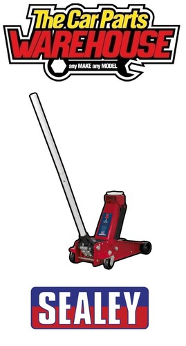 Sealey trolley jack 3tonne - trolley,