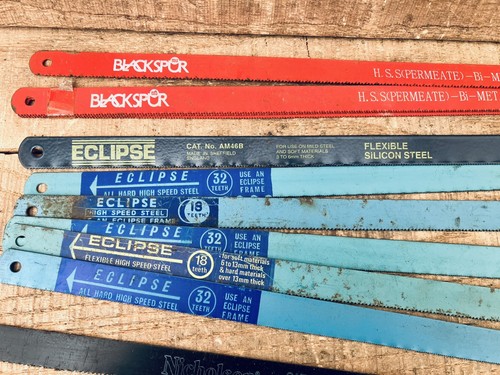Vintage hacksaw blades - vintage,