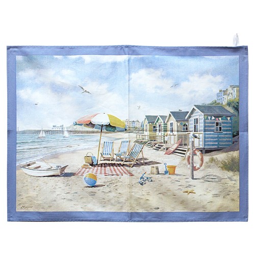 Sandy bay cotton tea towel - sandy,