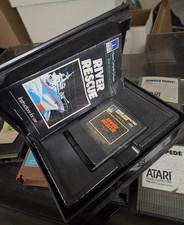 River Rescue - 1983 Atari 400/800/XL/XE/XEGS) game cartridge, clamshell + manual