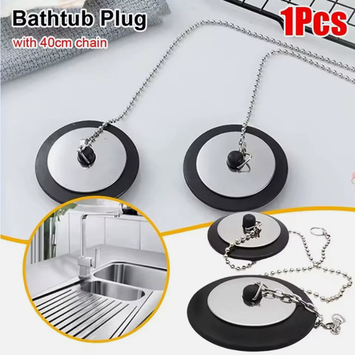 50mm chrome rubber bath - 50mm,