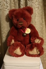 Charlie Bear Rusty Plush Bear with original tags