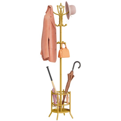 Coat tree with umbrella - tree,