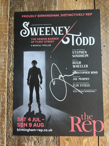 Ramin karimloo signed flyer - karimloo,