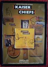 Kaiser Chiefs Education, Education, Education & War 12 x 8" promo print signed