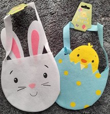 2 X Easter Felt Gift Bags