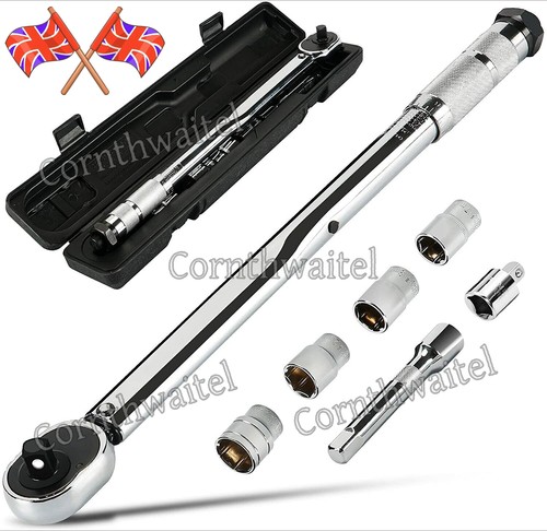 Ratcheting torque wrench - torque, 1/2"