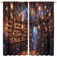Bookshelf Blackout Curtains