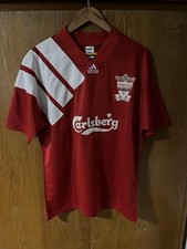 Liverpool 1992 93 Adidas Home Shirt Remake Large Ptp 21.5 Inches Worn Once