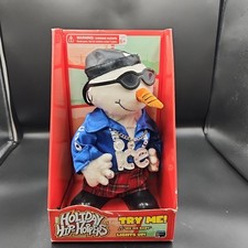 Vintage Gemmy Animated Singing HIP Hop Dancing Vanilla Ice Ice Baby Snowman NIB