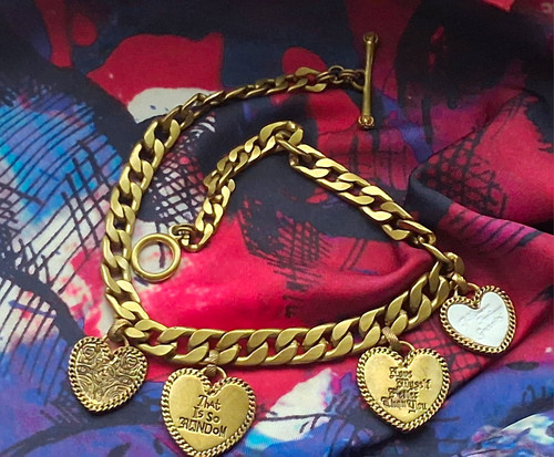 Vtg juicy couture gold - vtg, tone