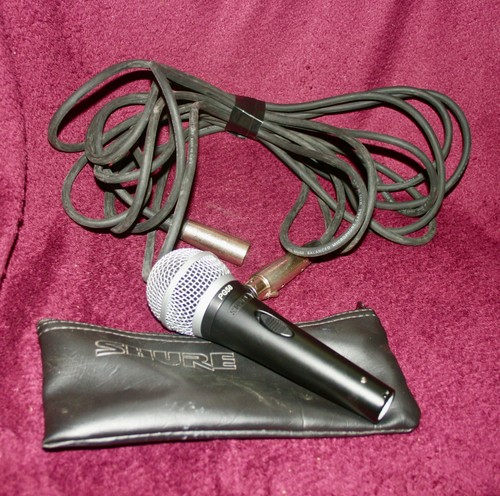 Shure pg58 microphone - shure, case