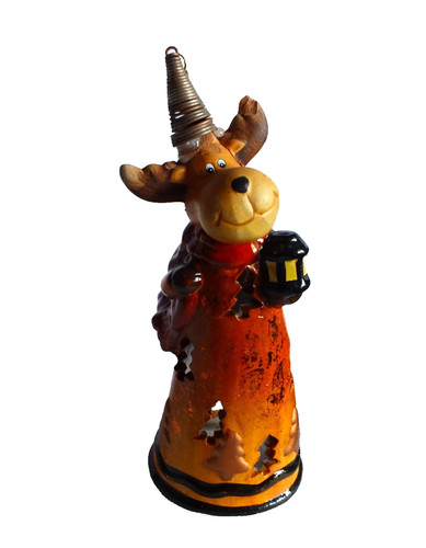 Ceramic pottery wizard dressed - pottery,
