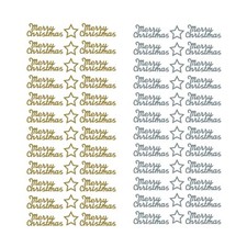 Merry Christmas peel off