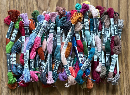 Dmc flower thread lot - flower,