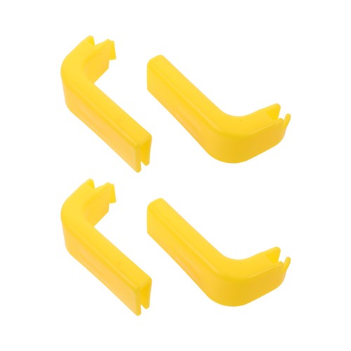 2pairs yellow grocery cart - yellow,