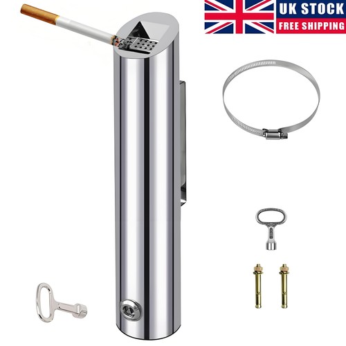 Outdoor cylinder ashtray wall - outdoor,