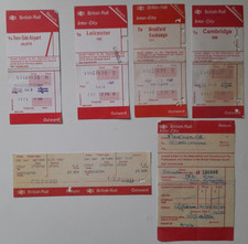 6x British Rail Tickets from