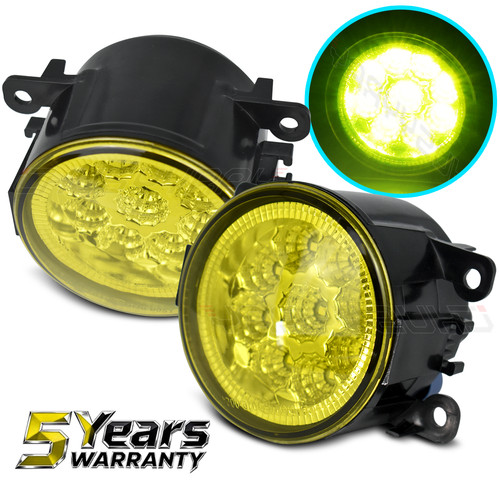 Led yellow pair - front, lamp