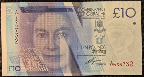 Gibraltar pounds 2010 - 10,
