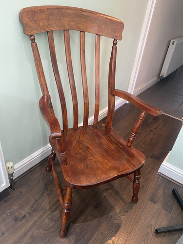 Restored antique high - high, back