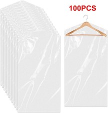 50/100 Packs Clear Polythene