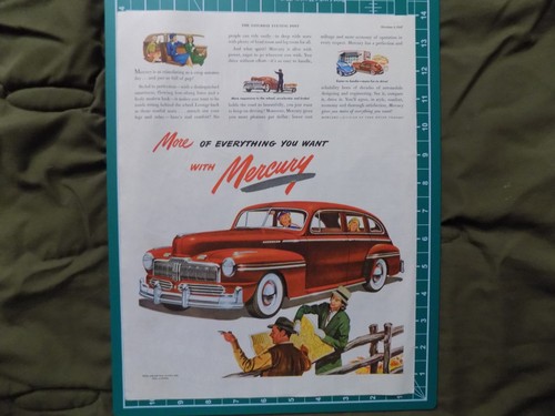 1947 print mercury - ad, of