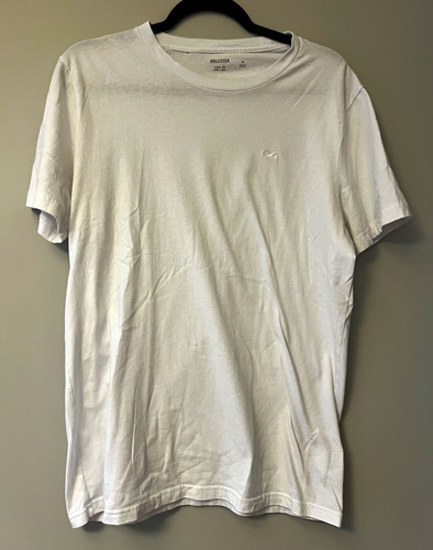 Hollister core fit white crew - hollister,