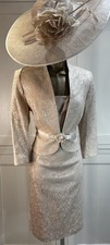 Veromia UK 10/12 Gold Dress