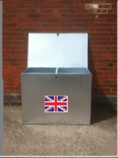 LARGE GALVANISED FEED BINS