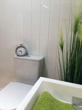 Gloss White Twin Embedded 8mm