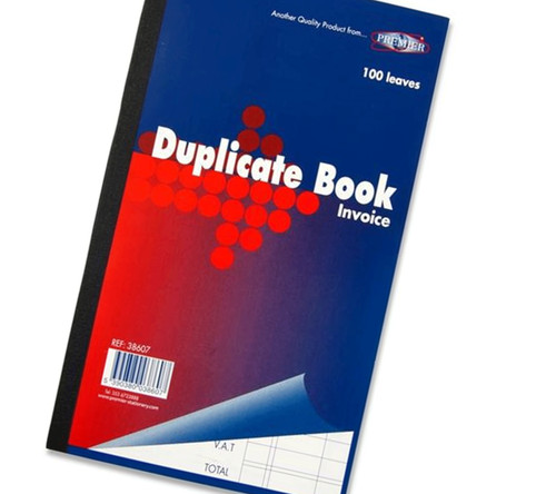 Invoice book duplicate receipt - book,